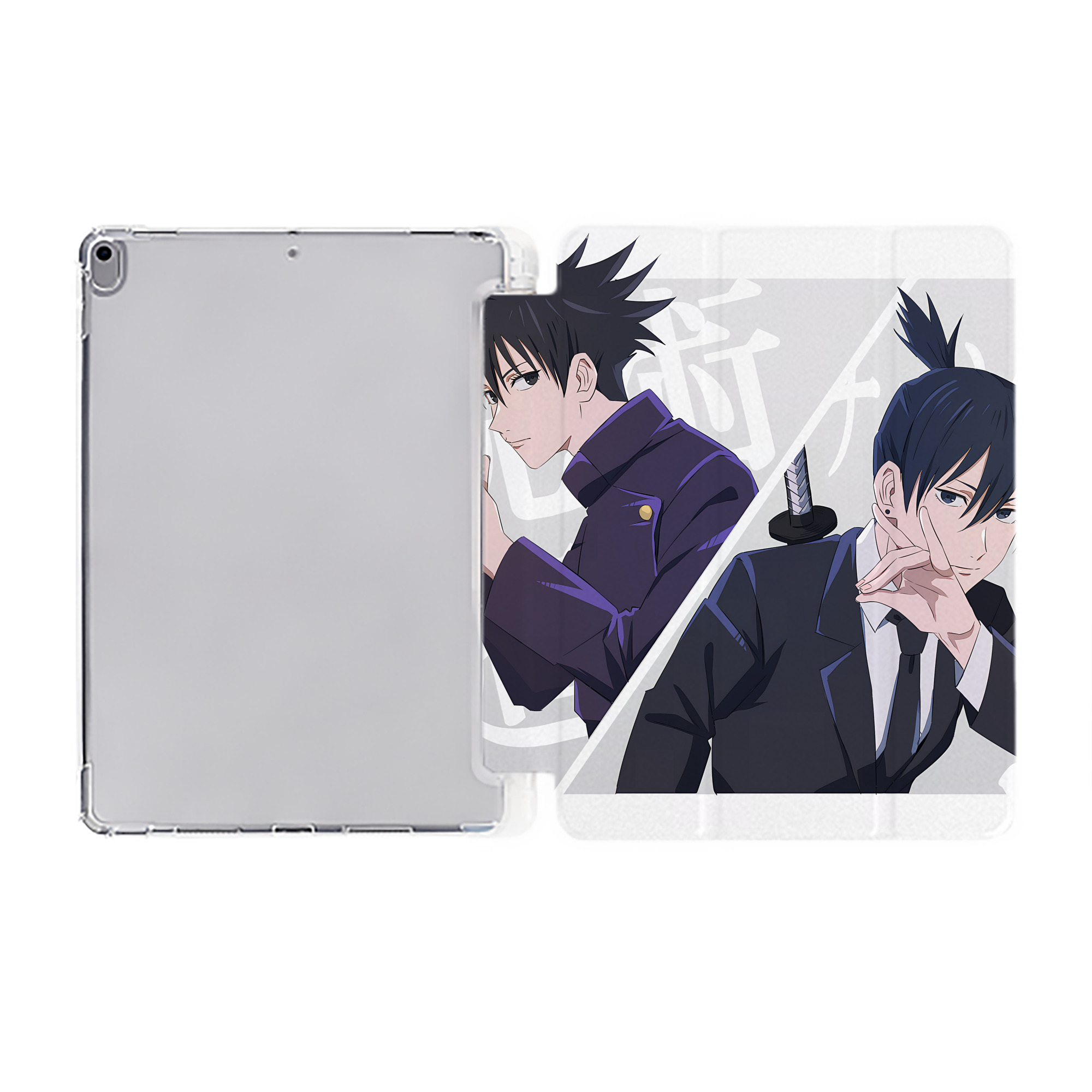 （画像用） SPY×FAMILY间谍家家酒 IPad ケース ペン収納付き 三つ折りスタンド PUレザー×シリコン 対応機種9.5/10.5/10.9インチ